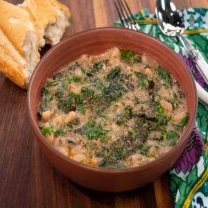 Instant Pot Creamy Beans and Greens_image
