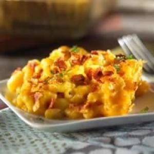 Macaroni and Cheese with Veggie Bacon_image