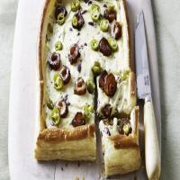Date, Olive, and Goat-Cheese Tart image