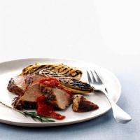 Grilled Pork Tenderloin and Belgian Endive and Tomato Chile Jam image