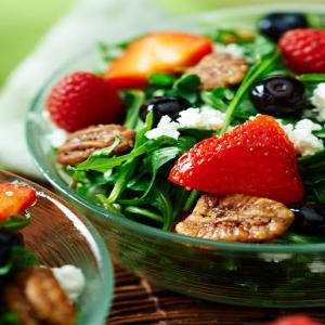 Fresh Berry Salad with Arugula and Goat Cheese Recipe - (4.5/5)_image