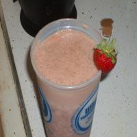 Strawberry Banana Slush Milk Shake image