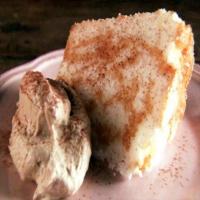 Angel Food Cake with Espresso Mascarpone Cream image