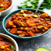 Spicy Slow Cooker Chickpea Chili (+ Instant Pot)_image