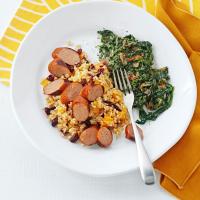 Grilled Chicken Sausages with Harvest Rice image