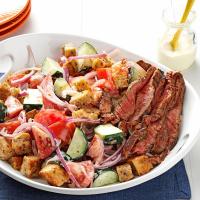 Chili-Rubbed Steak & Bread Salad_image