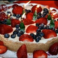 Strawberry Cream Torte image