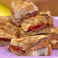 Spanish Style Pressed Ham and Cheese Sandwiches image