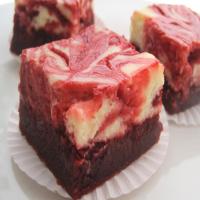 Red Velvet Cheesecake Swirl Brownies image