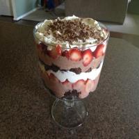 Ultimate Chocolate Strawberry Trifle image