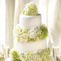 Simple elegance wedding cake image