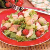 Grilled Salmon Caesar Salad image