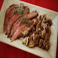 Flank Steak With Mushrooms_image