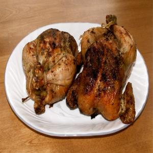 Grilled Cornish Game Hens W/Ginger Butter image
