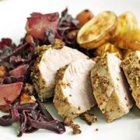Pork with braised red cabbage & pears image