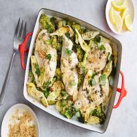 Chicken, Artichoke and Broccoli Bake With Herb Bread Crumbs_image