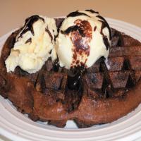 Sourdough Chocolate Malt Dessert Waffles_image