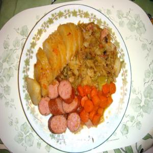 Sausage and Cabbage Casserole image