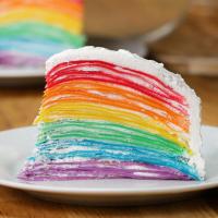 Rainbow Crepe Cake Recipe by Tasty_image