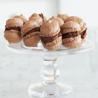 Chocolate-Hazelnut Macarons image