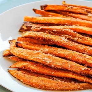 Air Fryer Dessert Fries | Cinnamon Sugar Sweet Potato Fries_image