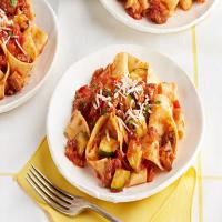 Quick Pasta Bolognese with Zucchini_image