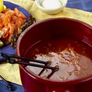 Savory Tomato Shabu Shabu with Seafood Dippers_image