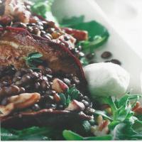 Balsamic Eggplant with Lentils and Goat Cheese Recipe - (4.4/5)_image