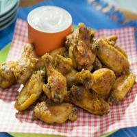 Crispy Oven Wings with Miso Dip image