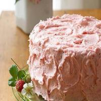 Chocolate Malted Cake w/ Strawberry Malt Frosting_image
