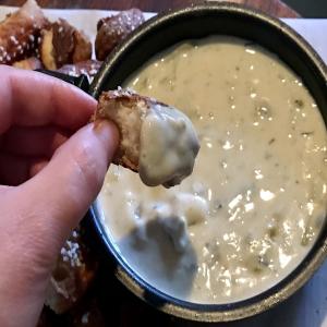 Spicy Hatch Chile Queso Blanco Dip image