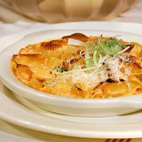 Baked Pasta with Tomato, Cream, and Five Cheeses_image