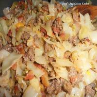 Cheesy Ground Beef and Cabbage Skillet_image
