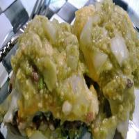 Black Bean Enchiladas With Warm Salsa Verde_image