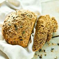 Seeded wholemeal soda bread image