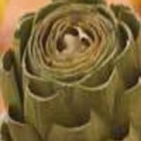 Steamed Artichokes with garlic butter sauce_image