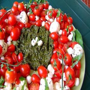 Festive Caprese Salad Wreath_image
