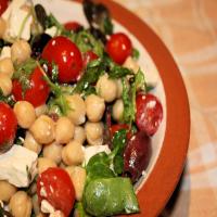 Chickpea, Feta, and Olive Salad image