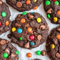 Chocolate M&M's Cookies_image