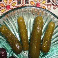 No-vinegar Dill Pickles image