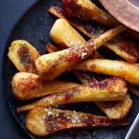 Honey-roasted parsnips image