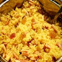 Curried Couscous with Almonds and Raisins_image