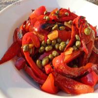 Red Bell Peppers With Capers-Tapas image
