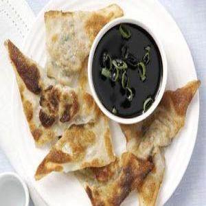 Wonton Pot Stickers with Soy Reduction Recipe_image