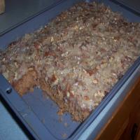 Sarah 's Oatmeal Cake With Coconut Pecan Frosting image