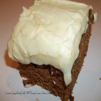 Gingerbread Cake W/ Orange Cream Cheese Frosting_image