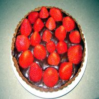 Chocolate Strawberry Tart image