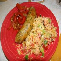 Hungarian style sausage and peppers image