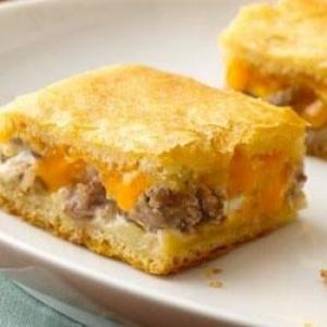 Sausage and Cheese Crescent Squares from Pillsbury image