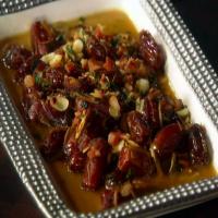 Roasted Dates with Pancetta, Almonds and Chile image